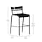 Flash Furniture Black All-Weather Steel Bar Stool, 4PK 4-XU-CH-10318-B-BK-GG - alternate 2